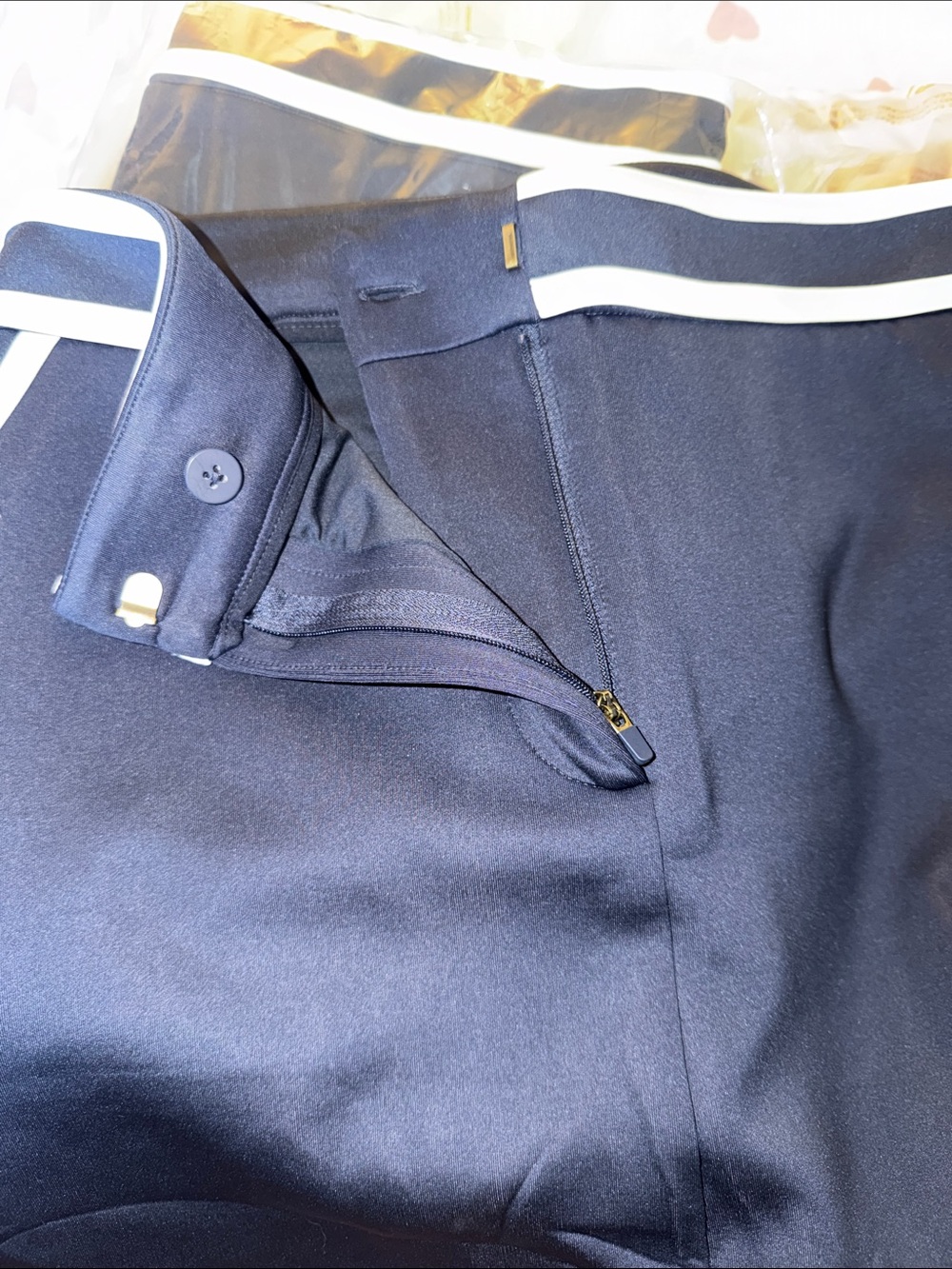 RHONE Navy Skort with White Piping - Picture 6 of 6
